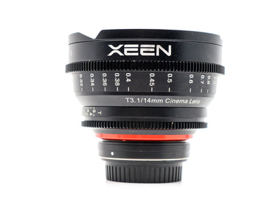 Samyang XEEN 14mm T3.1 - Canon EF-fattning