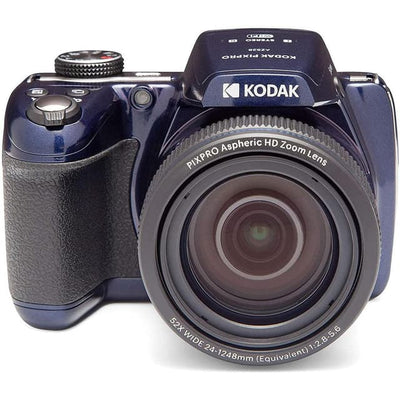 Pixpro AZ528 Bryggkamera – Blå + Pixpro asfäriskt HD-zoomobjektiv 52x vidvinkel 24–1248 mm f/2.8–5.6 f/2.8–5.6