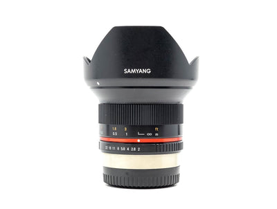 Samyang 12mm f/2 NCS CS - Fujifilm X-fattning