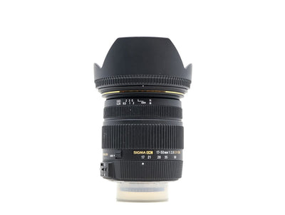 Sigma 17-50mm f/2.8 EX DC OS HSM - Nikon Fattning