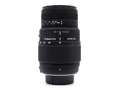Sigma 70-300mm f/4-5.6 Macro - Nikon-fattning
