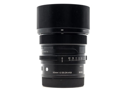 Sigma 50mm F/2 DG DN Contemporary - L-fattning