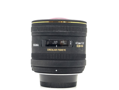 Sigma 4.5mm Fisheye f/2.8 EX DC HSM - Nikon Fat