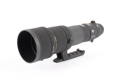 Sigma 500mm f/4.5 EX APO DG HSM - Nikon-fattning