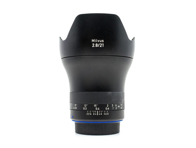 ZEISS Milvus 21mm f/2.8 ZE - Canon EF-fattning