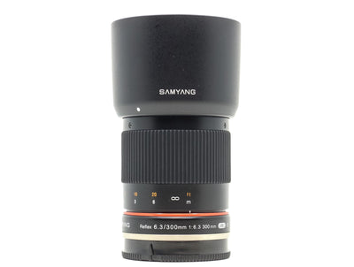 Samyang 300mm f/6.3 Reflex ED UMC CS - Sony A-fattning