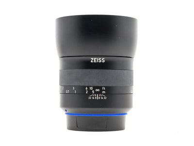 ZEISS Milvus 50mm f/2M ZE - Canon EF-fattning