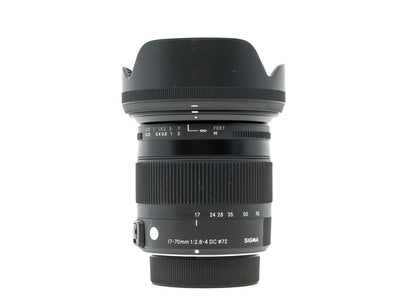 Sigma 17-70mm f/2.8-4 DC Macro OS HSM Contemporary - Nikon Fattning