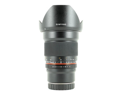 Samyang 16mm f/2 ED AS UMC CS - Canon EF-M-fattning