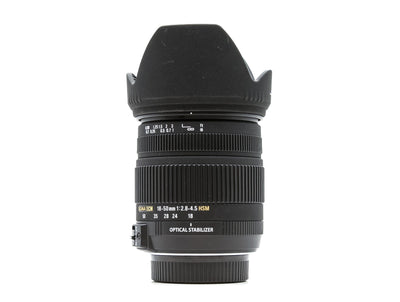 Sigma 18-50mm f/2.8-4.5 DC OS HSM - Nikon-fattning