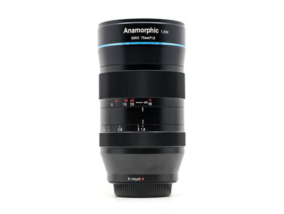 Sirui 75mm f/1.8 1.33x Anamorphic - Fujifilm X-fattning