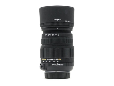 Sigma 50-200mm f/4-5.6 DC OS HSM - Nikon Fattning