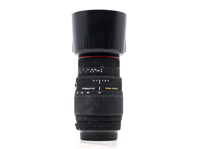 Sigma 70-300mm f/4-5.6 APO DG Macro - Sigma SA-fattning