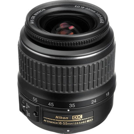 D40X SLR - Svart + Nikon AF-S DX Zoom Nikkor 18-55 mm f/3.5-5.6G ED II f/3.5-5.6GII
