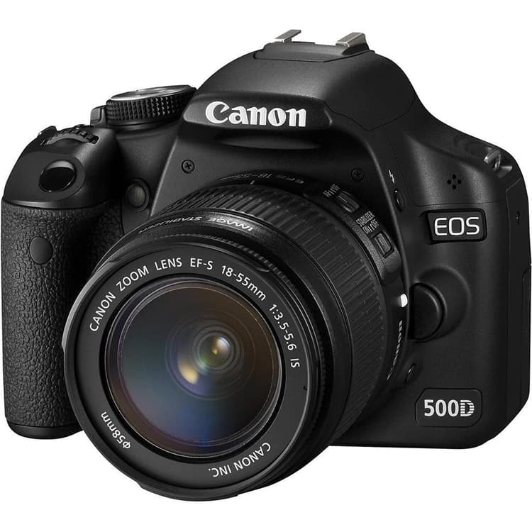 SLR EOS 500D - Black + Canon EF-S 18-55mm f/3.5-5.6 III  · main image