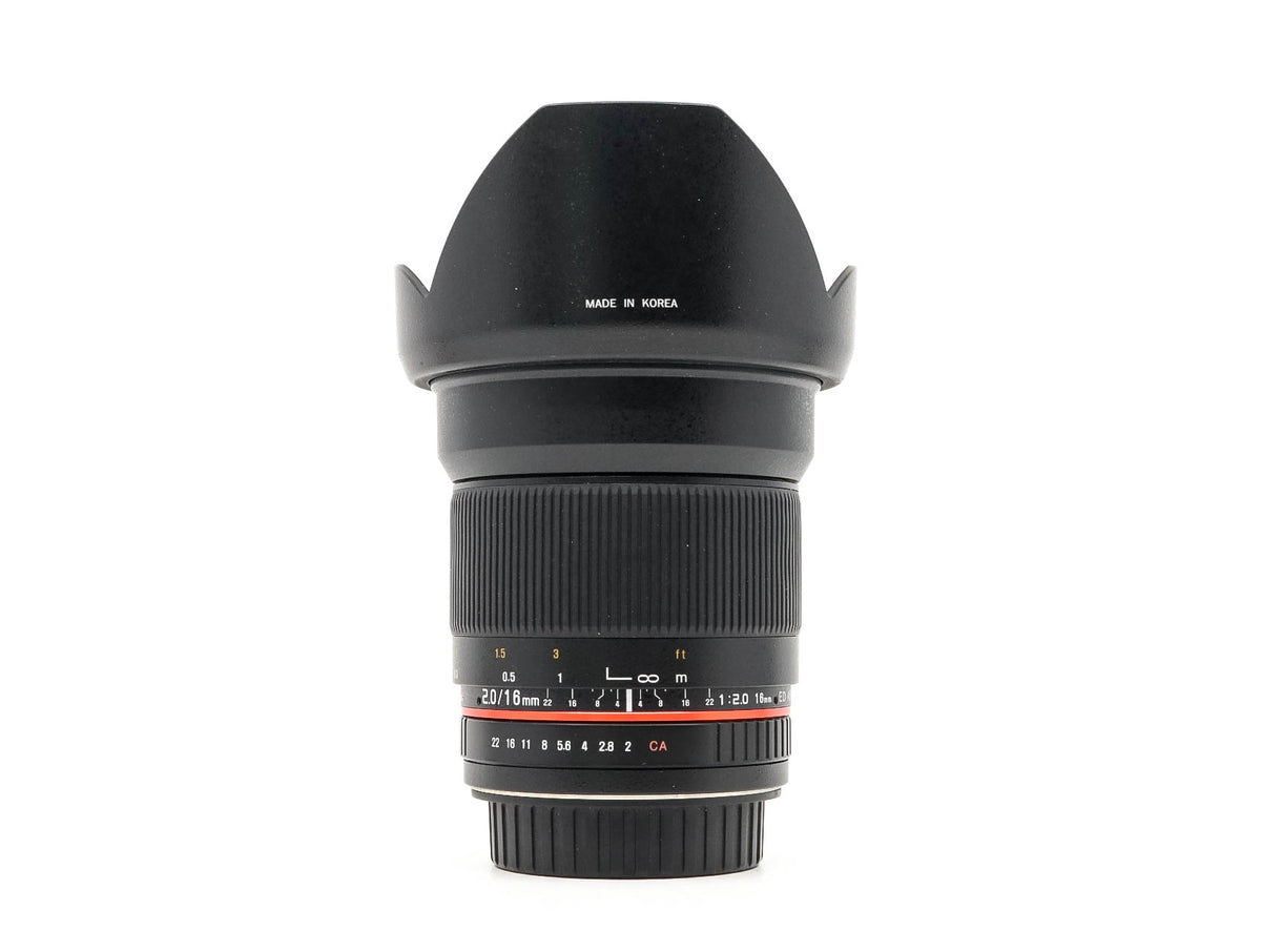 Walimex Pro 16mm f/2 ED AS UMC CS - Canon EF-S-passform · imagen principal