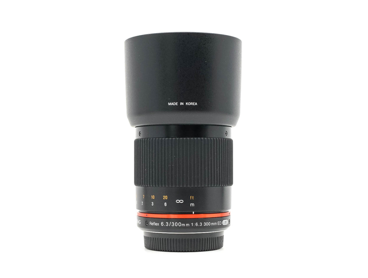 Samyang 300mm f/6.3 Reflex ED UMC CS - Micro Four Thirds-fattning · imagen principal