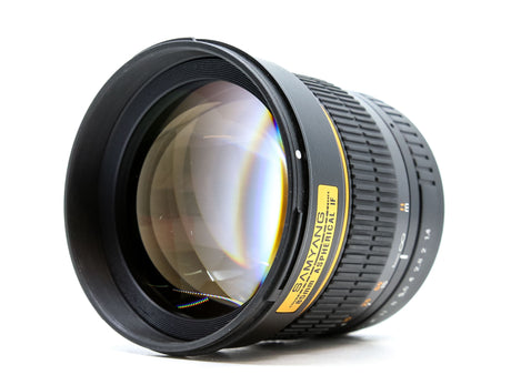 Samyang 85mm f/1.4 ASPH IF - Canon EF-fattning