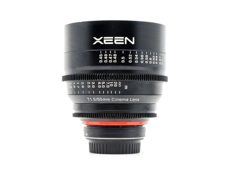 Rokinon XEEN 50mm T1.5 Cine - Canon EF-fattning