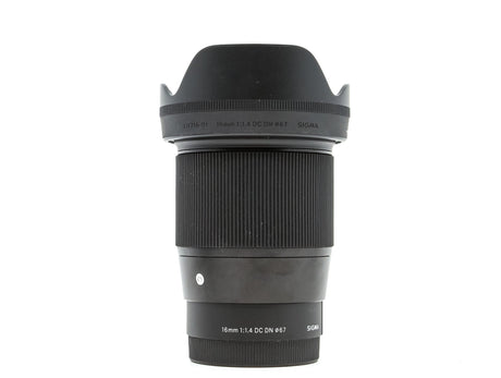 Sigma 16mm f/1.4 DC DN Contemporary – Sony E-fattning