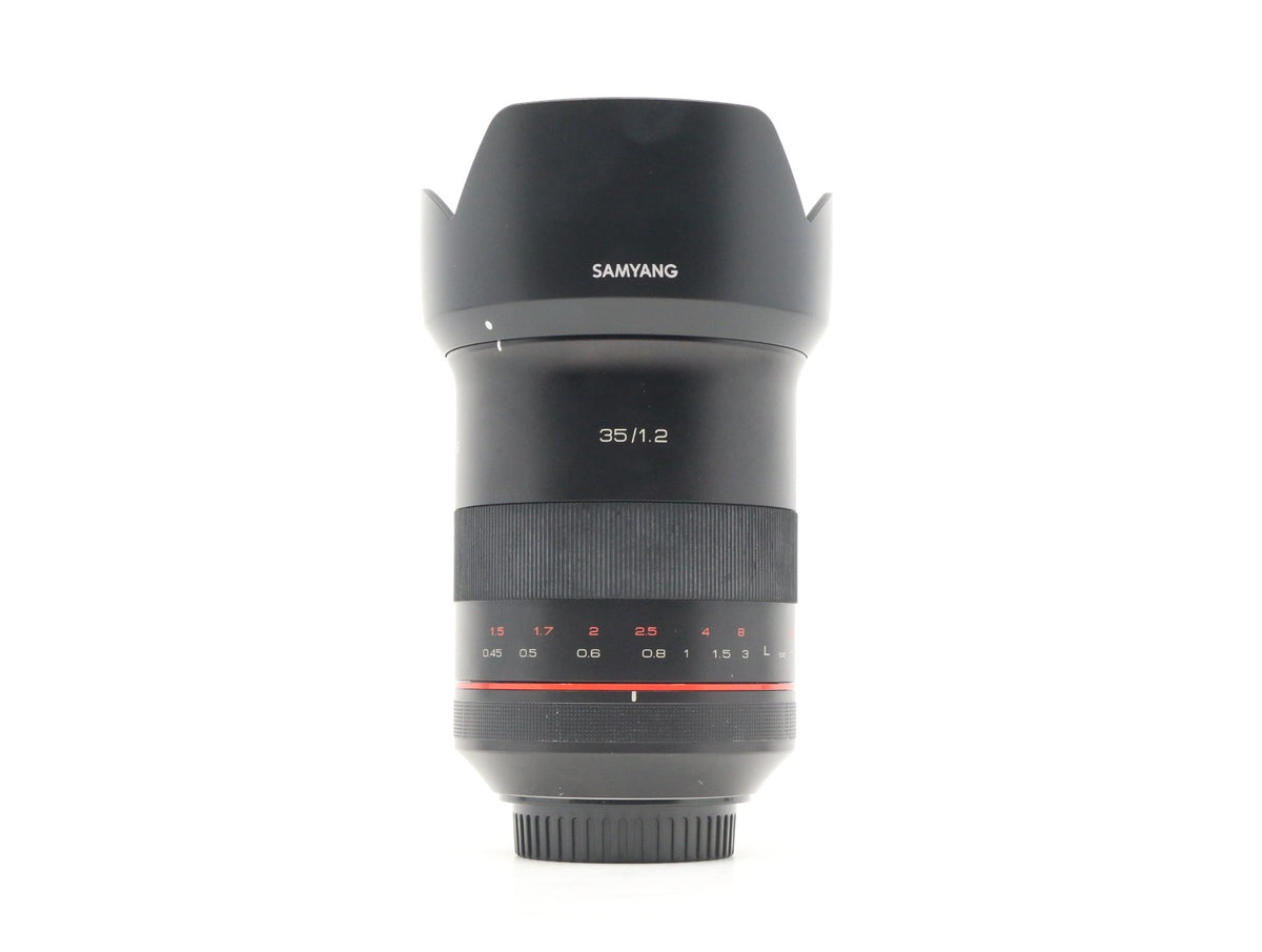 Samyang 35mm f/1.2 XP - Canon EF-fattning · imagen principal
