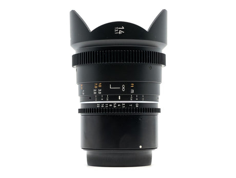 Samyang 14mm T3.1 Cine VDSLR MK2 - Canon RF-fattning