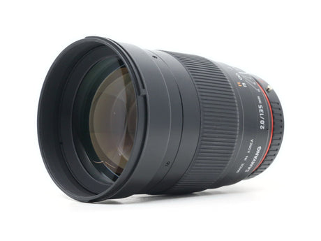Samyang 135mm f/2 ED UMC - Pentax-fattning