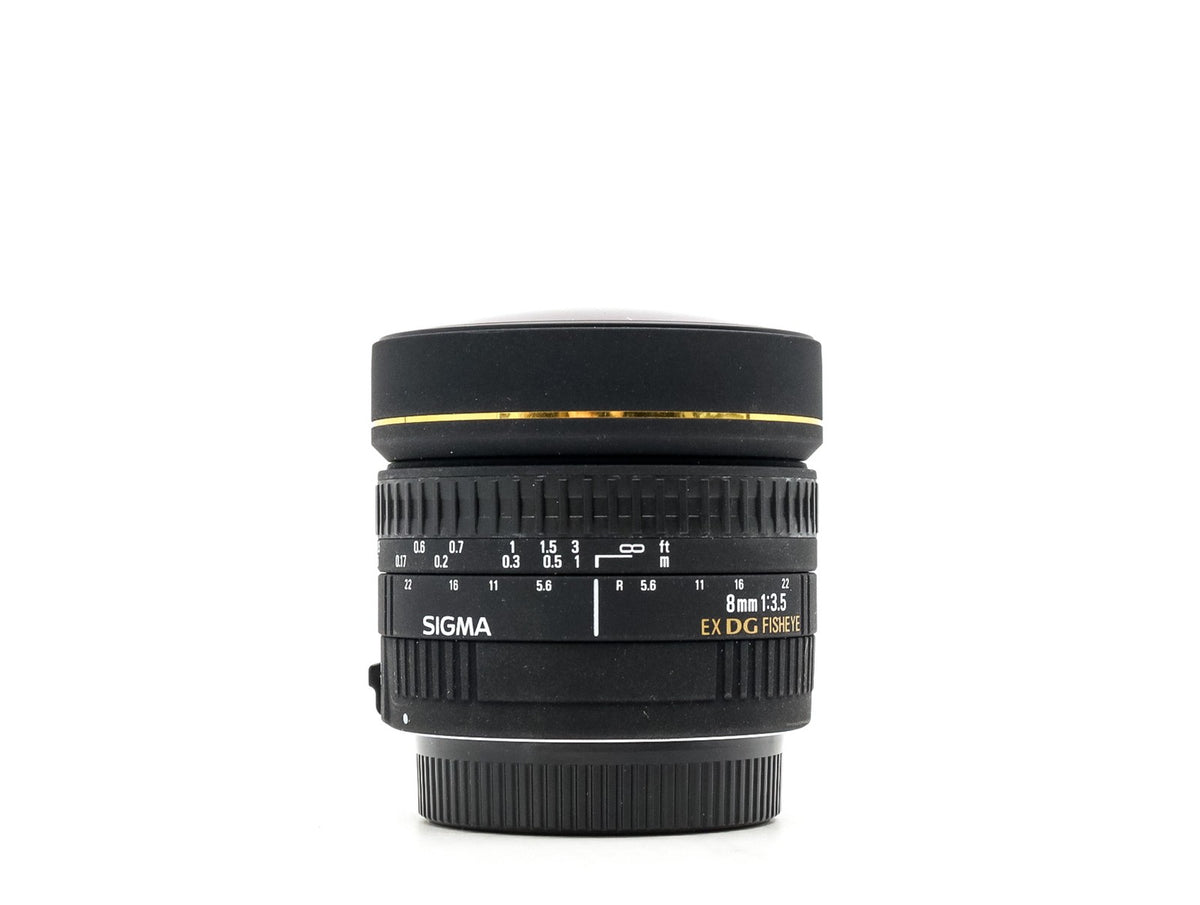 Sigma 8mm f/3.5 EX DG Fisheye - Sigma SA-fattning · imagen principal