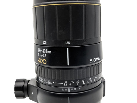 Sigma 135-400mm f/4.5-5.6 APO DG - Canon EF-fattning