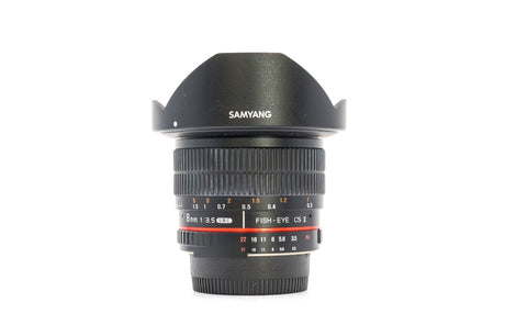 Samyang 8mm f/2.8 UMC - Nikon-fattning