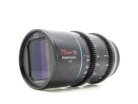 Sirui Mars 75mm T2.0 1.33x Anamorfisk - Micro Four Thirds-fattning