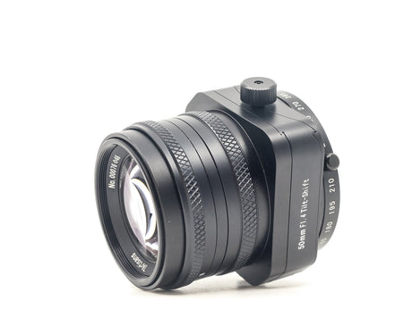 7Artisans 50mm f/1.4 Tilt-Shift - Sony E-fattning
