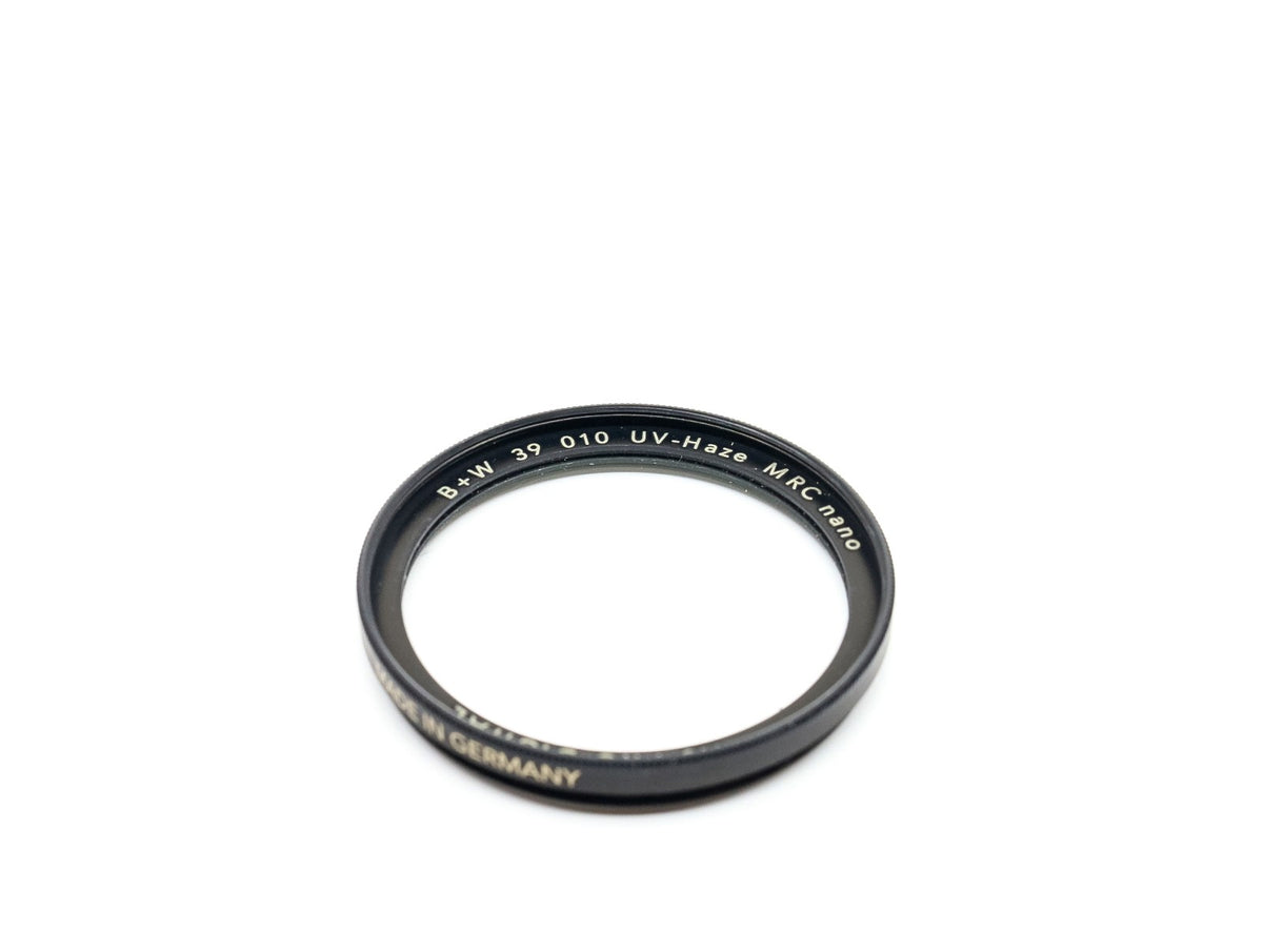 B+W 39mm XS-Pro Digital 010 UV-Haze MRC Nano Filter · main image
