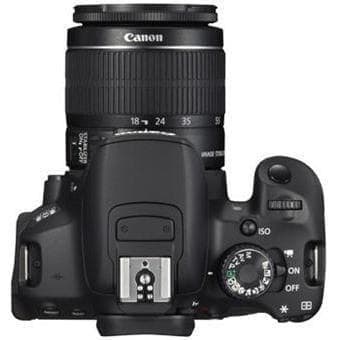 EOS 650D SLR - Svart + Canon Canon Zoom-objektiv EF-S 18-55 mm f/3.5-5.6 IS STM f/3.5-5.6