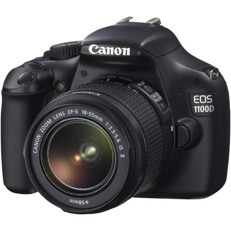 EOS 1100D SLR - Black + Canon EF-S 18-55mm f/3.5-5.6 IS II f/3.5-5.6