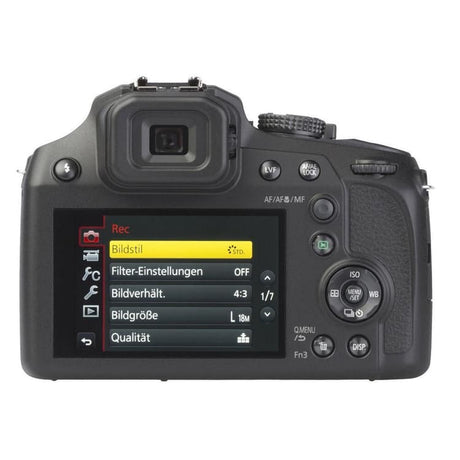 Kamera Lumix FZ82 Bridge – Svart + Panasonic 60x optisk zoom 20–1200 mm f/2.8–5.9 f/2.8–5.9