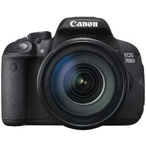 EOS 700D SLR - Svart + Canon EF-S 18-55mm f/3.5-5.6 IS II f/3.5-5.6