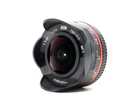 Walimex Pro 7,5 mm f/3,5 Fisheye - Micro Four Thirds-kompatibel