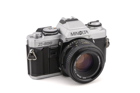 Minolta X-500 + 50mm f1.7 MD 
