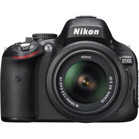 SLR D5100 - Svart + Nikon AF-S DX Nikkor 18-55mm f/3.5-5.6G II ED DX f/3.5-5.6