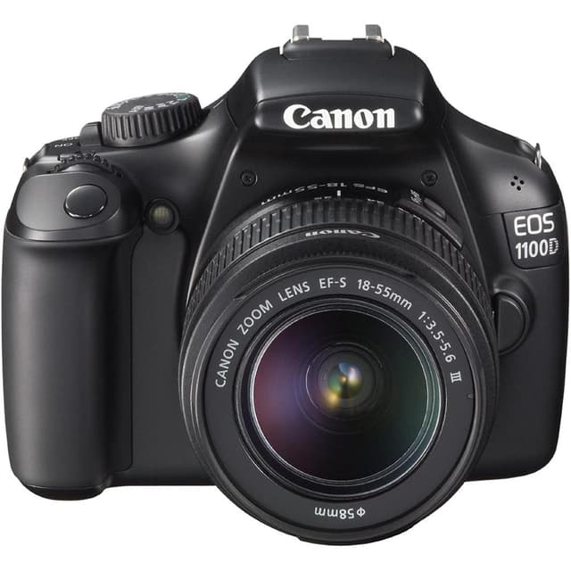 EOS 1100D SLR - Svart + Canon Zoomobjektiv EF-S 18-55mm f/3.5-5.6 III f/3.5-5.6 III · imagen principal