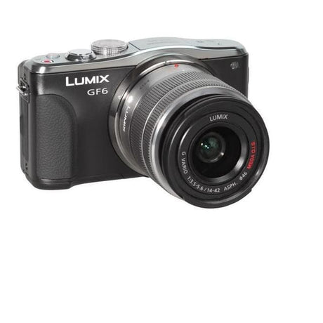 DMC-GF6 - Svart/Silver + Panasonic Lumix G Vario 14-42mm f/3.5-5.6 ASPH OIS + 45-150mm f/4.0-5.6 ASPH f/3.5-5.6 + f/4.0-5.6