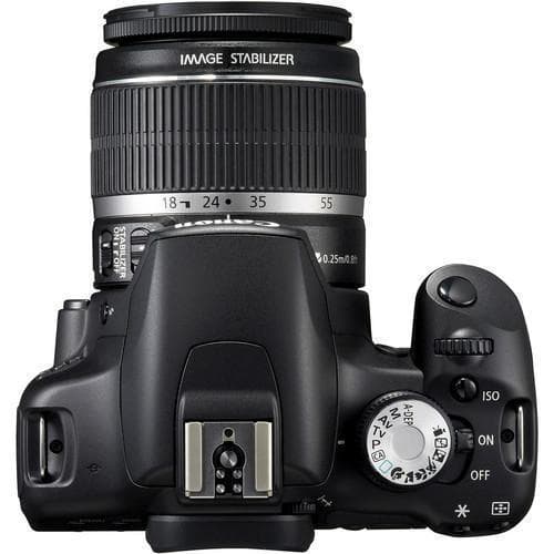 Canon EOS 500D SLR - Black + Canon EF-S 18-55mm f/3.5-5.6 IS II · main image