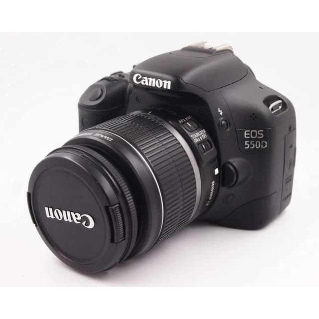 Canon EOS 550D SLR - Black + Canon EF-S 18-55mm f/3.5-5.6 IS II · main image