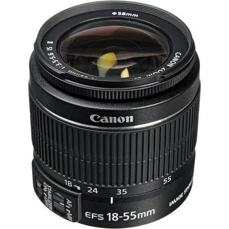 EOS 400D SLR - Svart + Canon Canon Zoom Lens EF-S 18-55 mm f/3.5-5.6 II f/3.5-5.6