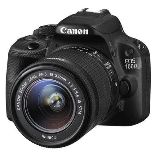 EOS 100D SLR - Black + Canon EF-S 10-18MM 1:4.5-5.6 IS STM de segunda mano en Camera Market