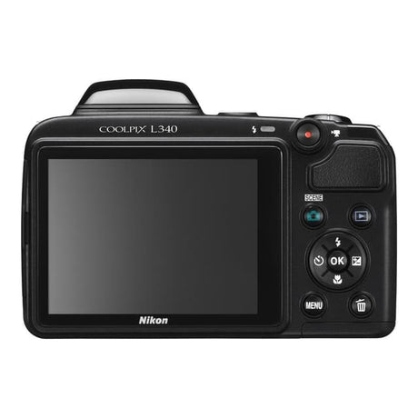 Coolpix L320 Compact Camera - Black + Nikon Nikkor 26X Wide Optical Zoom ED VR 22.5-585mm f/3.1-5.9 f/3.1-5.9 