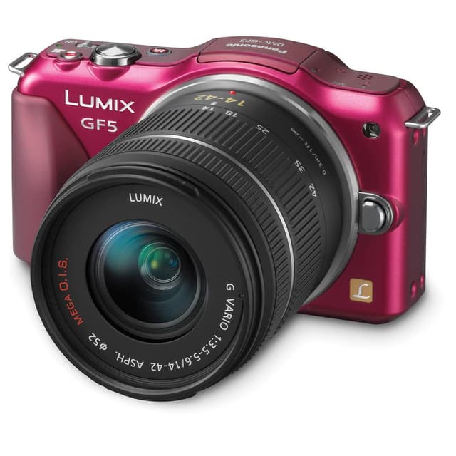 Panasonic DMC-GF5 - Rosa + Lumix G 14 - 42 mm f/3,5 - 5,6 · imagen principal