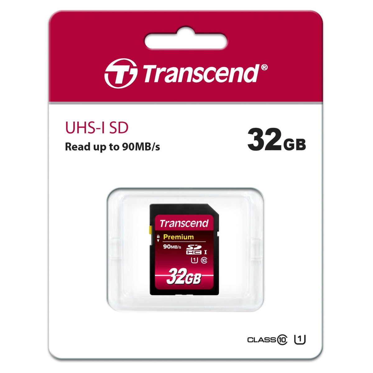 Transcend SDHC 32GB Class 10 UHS-I 400x Premium · main image