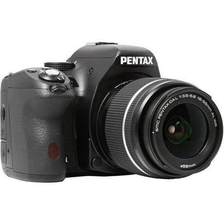 Réflex K50 - Svart + Pentax 18-55mm f/3.5-5.6 WR f/3.5-5.6
